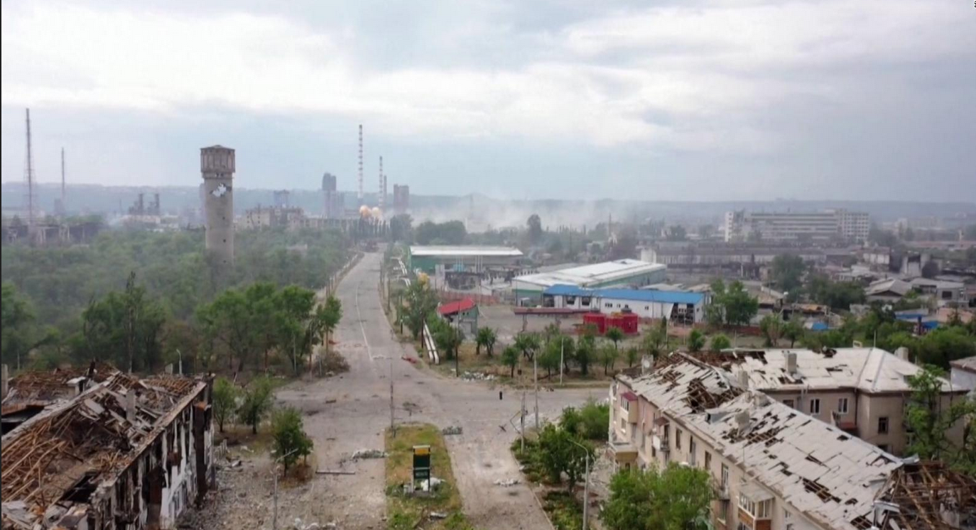 The City Of Severodonetsk Is Now Completely Under Russian Occupation After Being Occupied For Several Months.