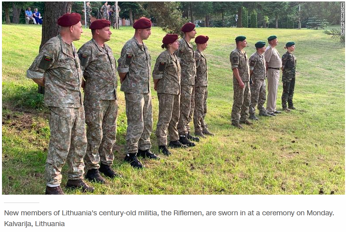 Nervous Lithuanians Register For The Border Militia. How Can You Trust Russia?