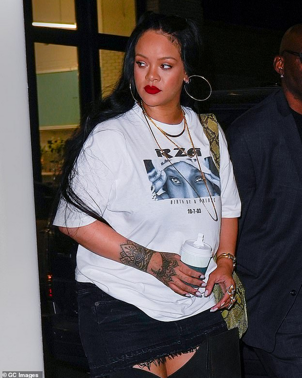 Look of the Week: Rihanna Stomps Around in Giant Boots